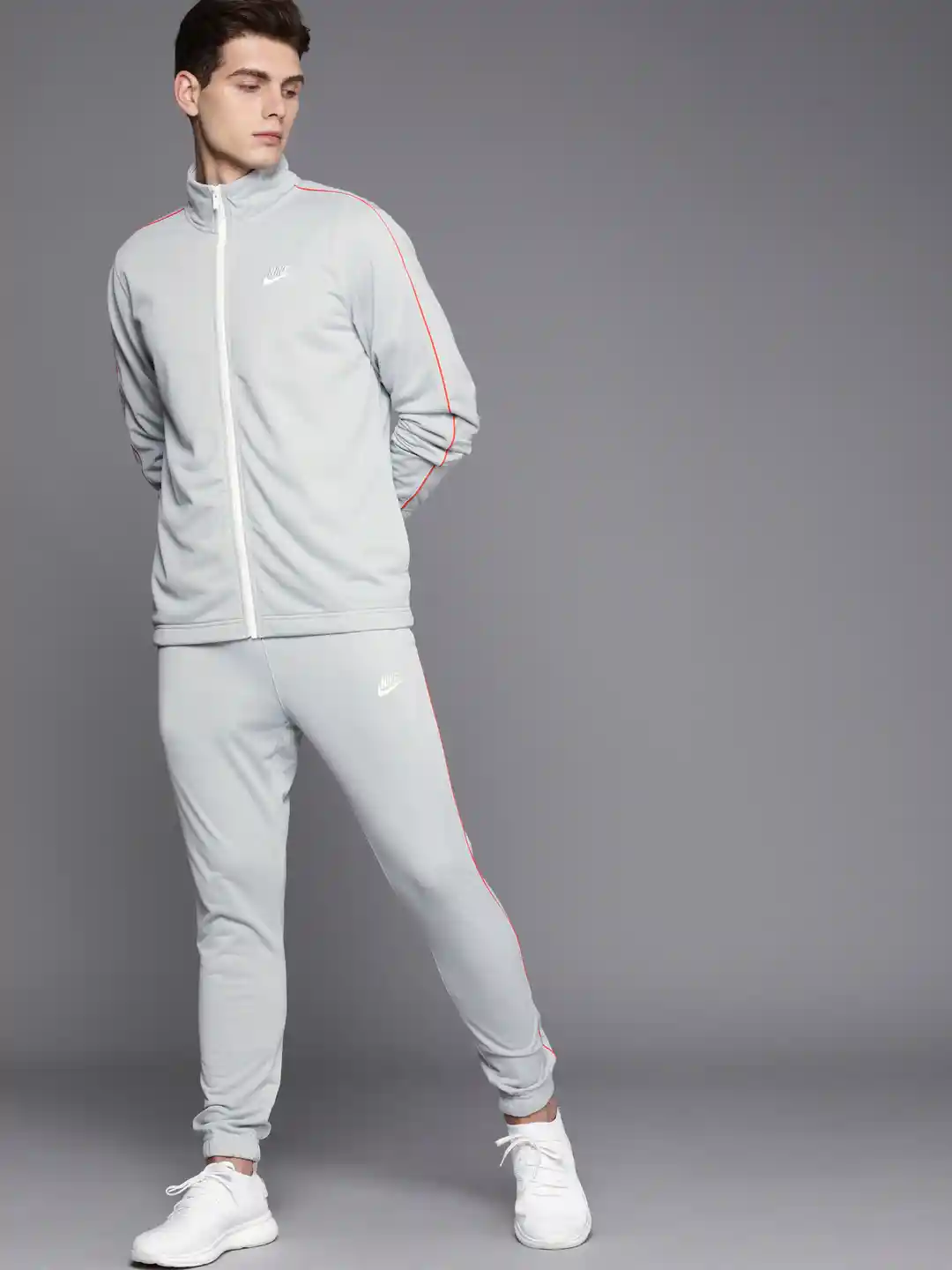 Buy Nike Men Light Grey Solid Standard Fit NSW SPE PK BASIC