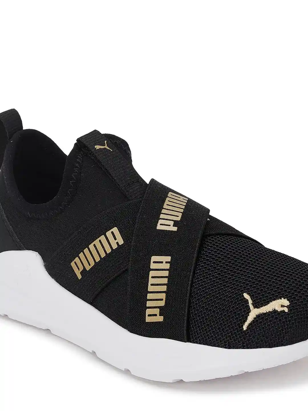 Slip On TÃªnis Preto Feminino Puma Tênis Da Puma Sem Cadarço
