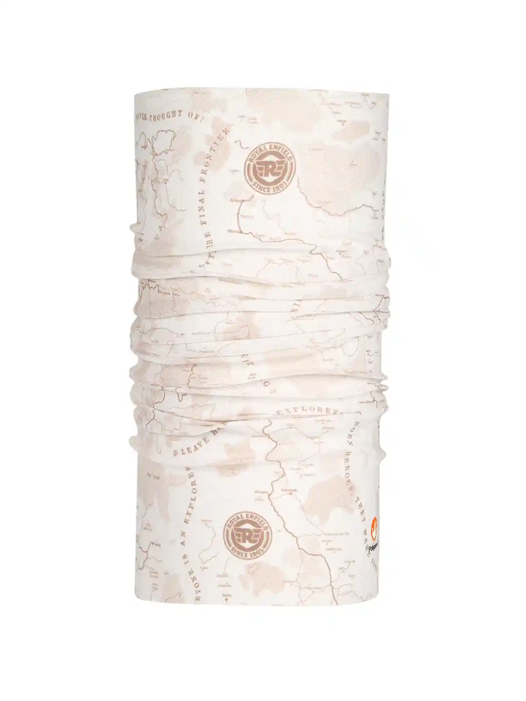 Buy Royal Enfield Unisex White Brown Printed Bandana Headband