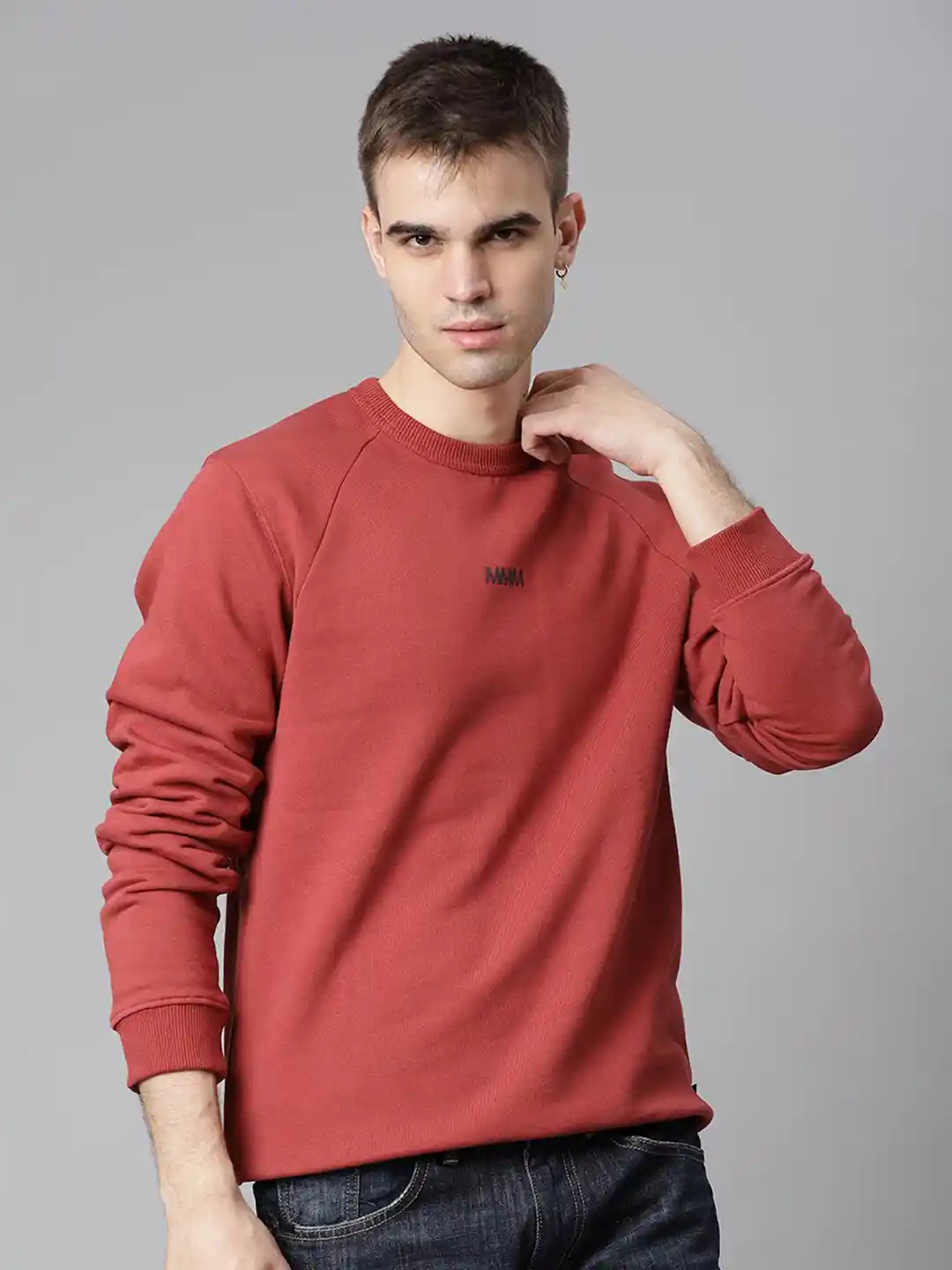 Buy Matinique Men Maroon Pullover Sweater Sweaters for Men