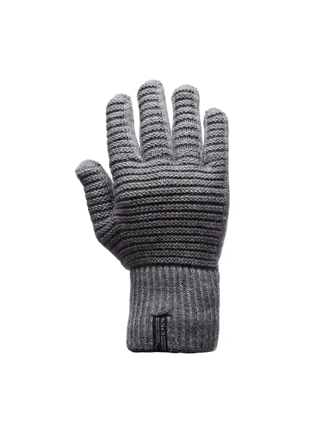 Buy 513 Men Grey Melange Solid Knitted Woolen Gloves