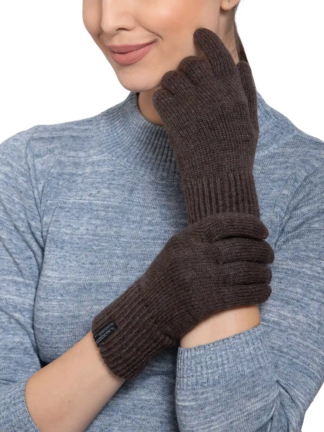 Buy 513 Women Brown Solid Gloves Gloves for Women 15637988 Myntra