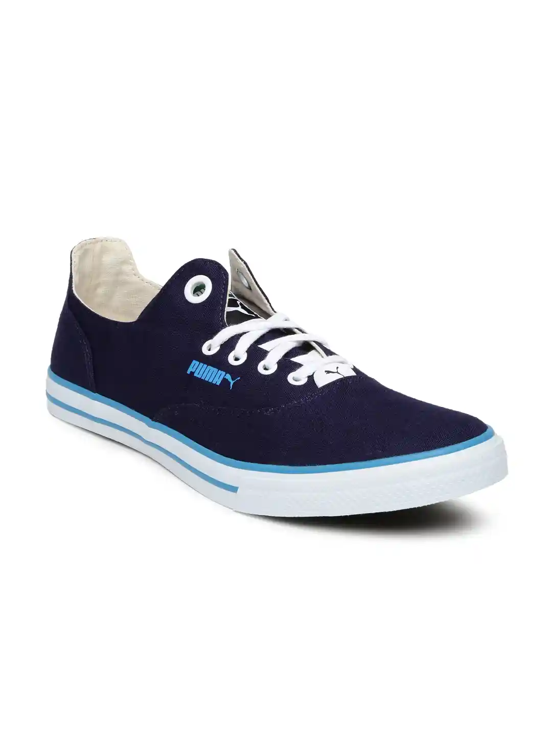 Buy PUMA Unisex Navy Limnos CAT Sneakers Casual Shoes for