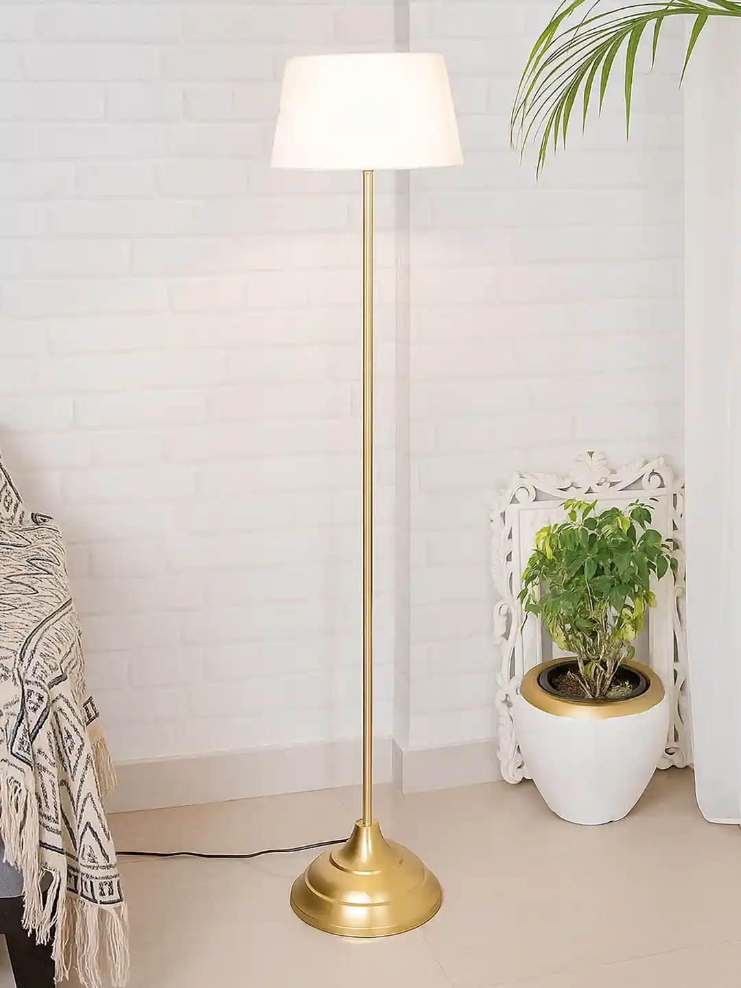 Table Lamp With Antique Gold Floor Lamp Homesake Unisex Straight