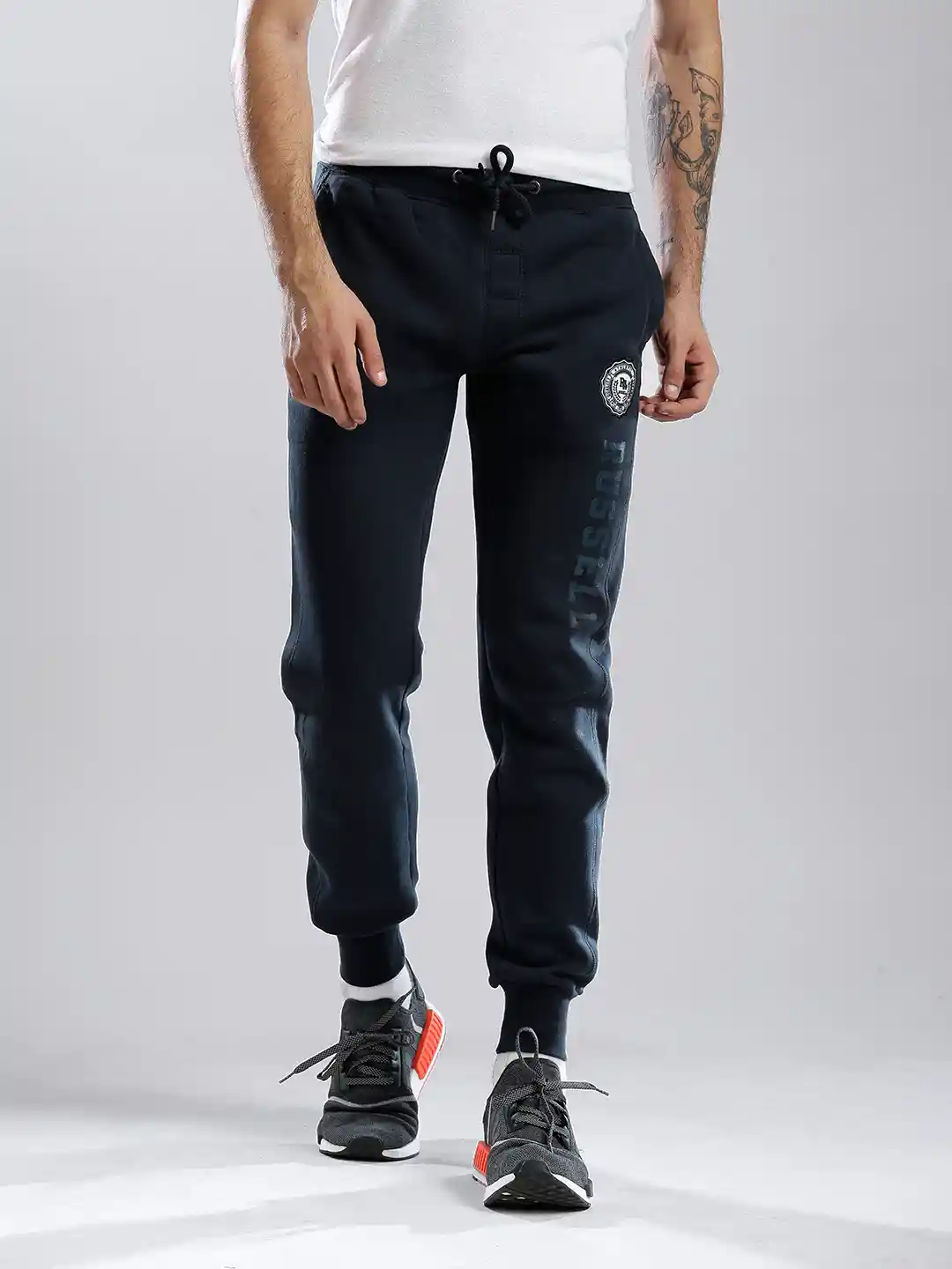 Buy Russell Athletic Navy Slim Fit Track Pants Track Pants for