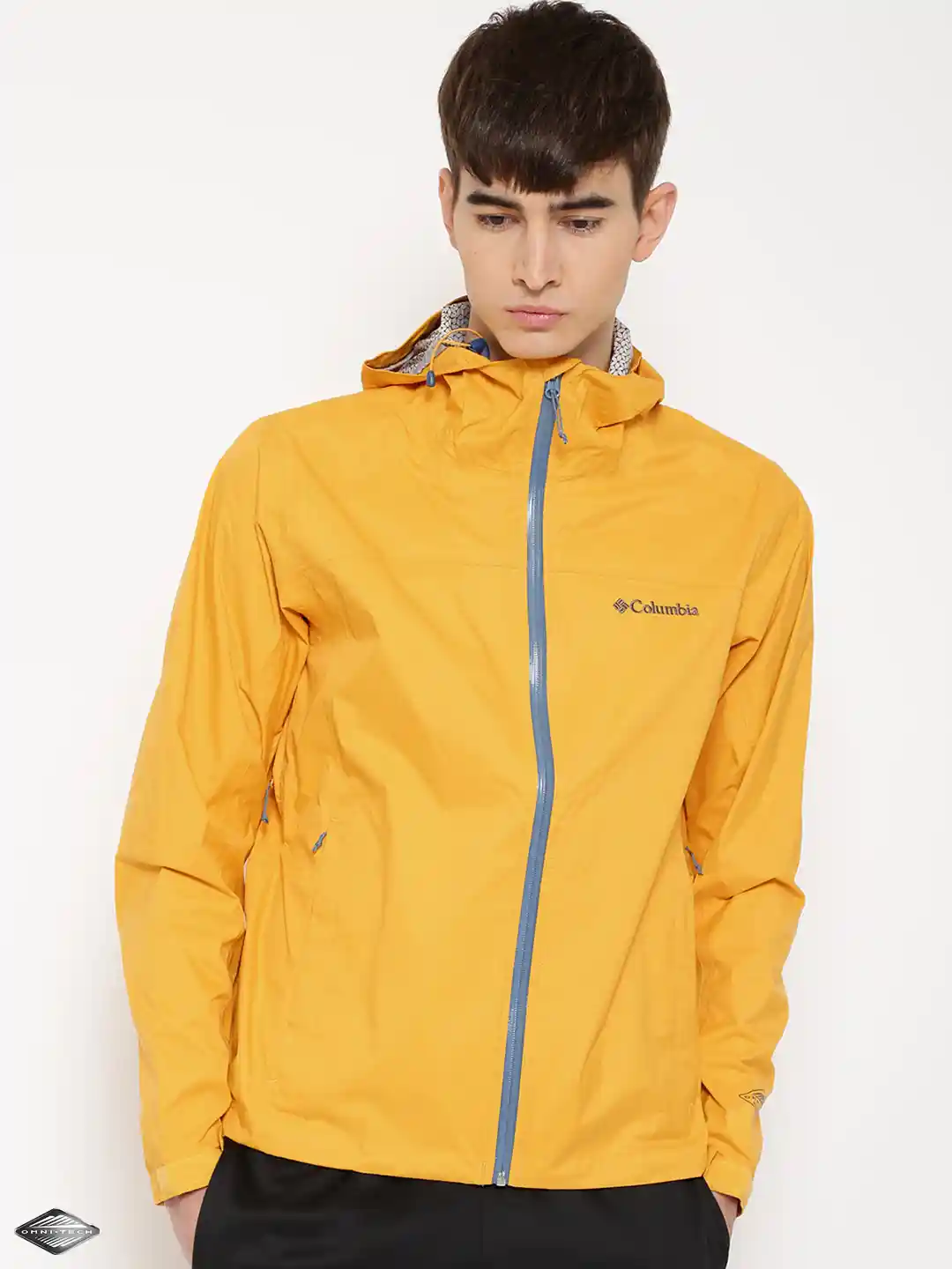 Buy Columbia Yellow Evapouration Hooded Outdoor Rain Jacket Rain