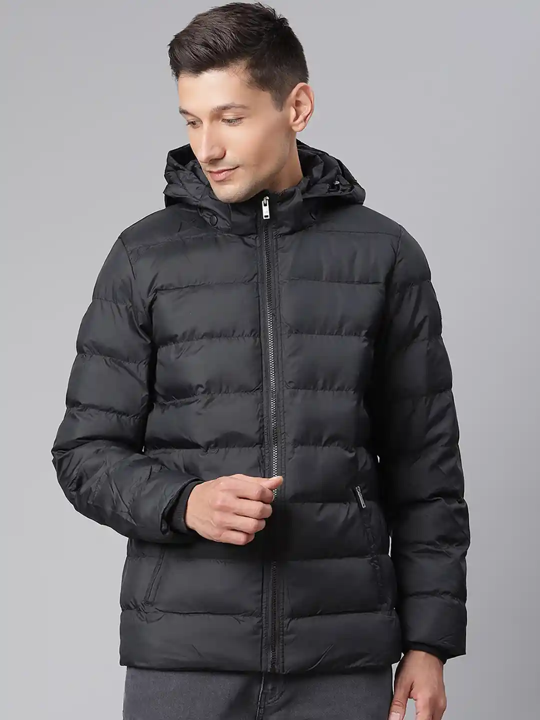 Buy Matinique Men Black Lightweight Longline Puffer Jacket