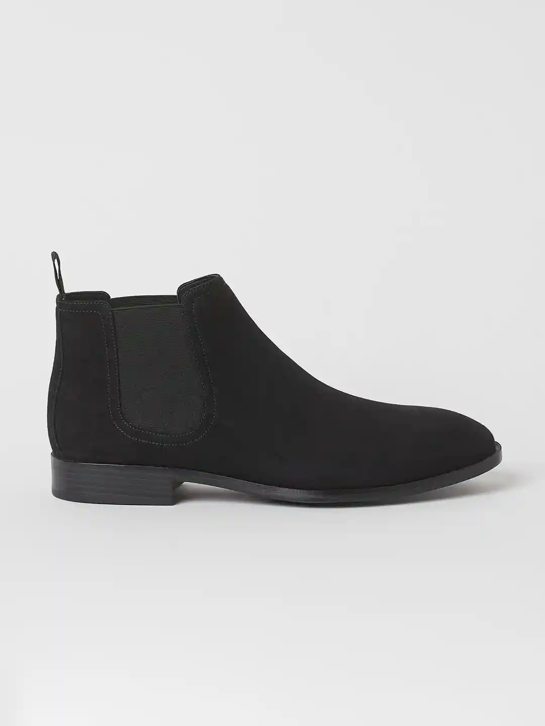 Suede Faux Chelsea Boots H&M Men Black Solid Chelsea Boots
