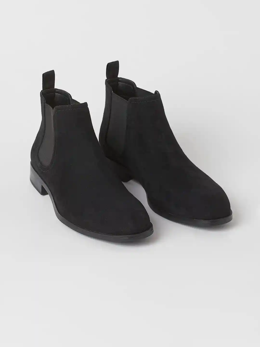 Buy H&M Men Black Solid Chelsea Boots Casual Shoes for Men