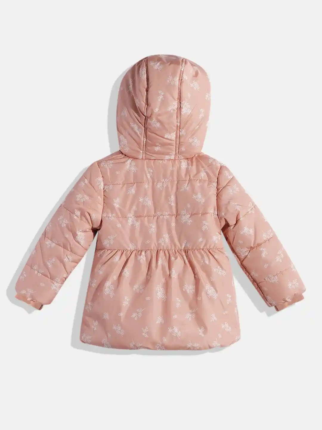 Hoodie Baby Gap Down Coat Mothercare Infant Girls Floral Print