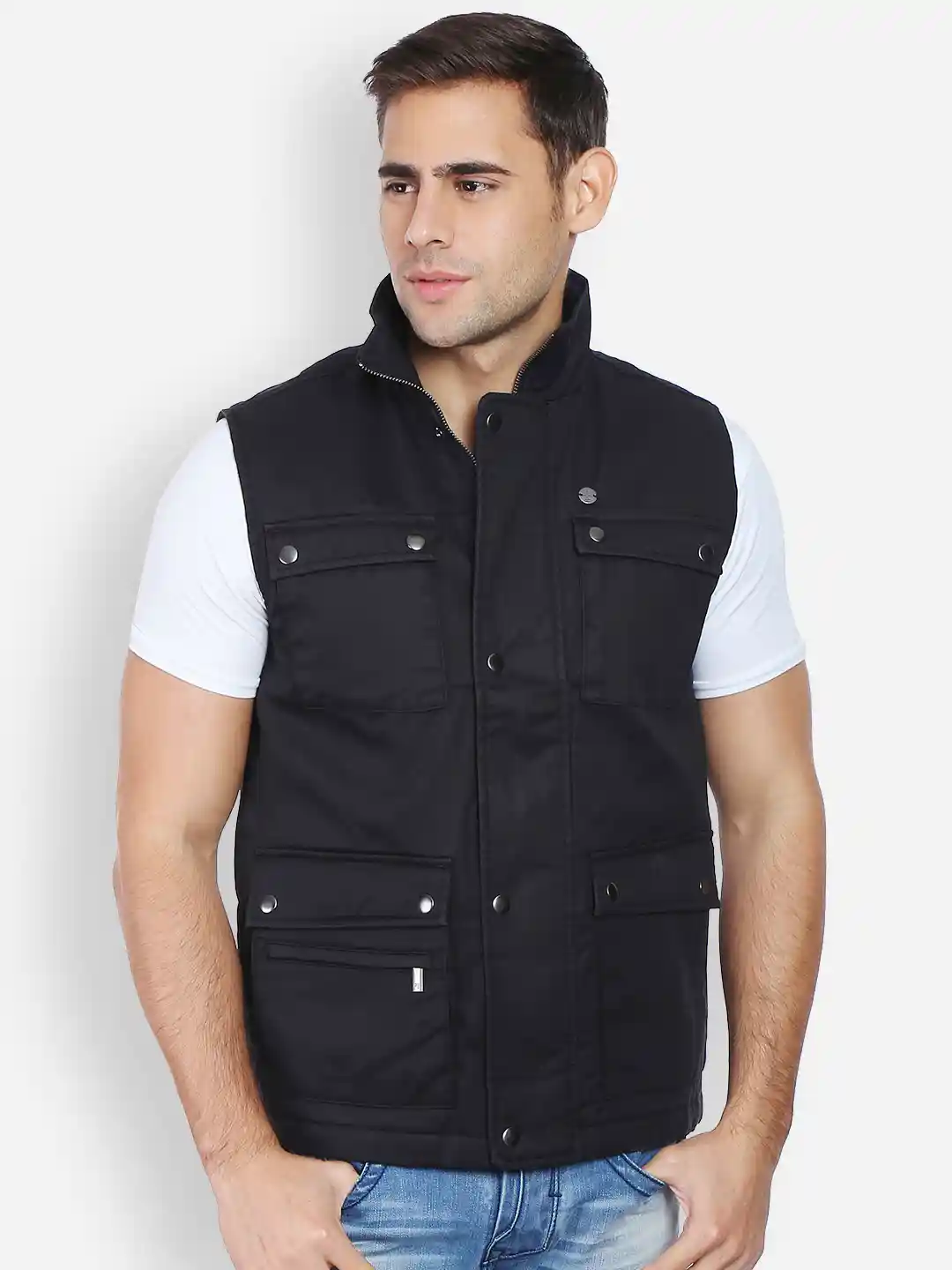 Sleeveless Peter England Jacket Mens Buy Peter England Red