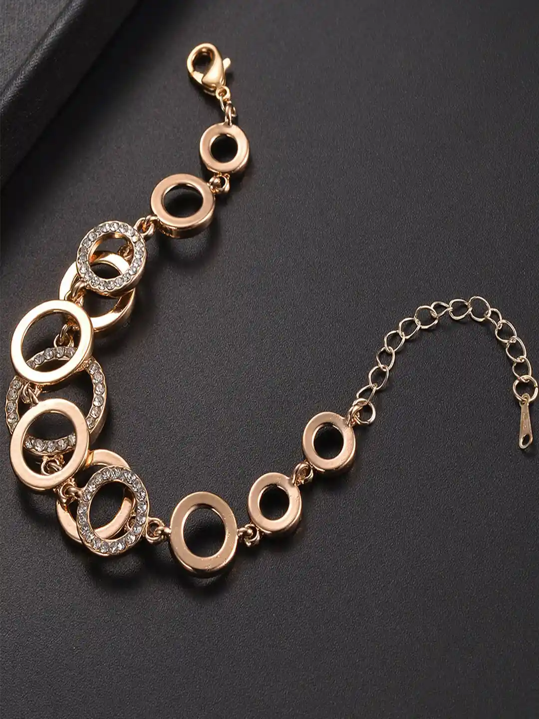 Buy Shining Diva Fashion Women Set of 18k Rose Gold Plated