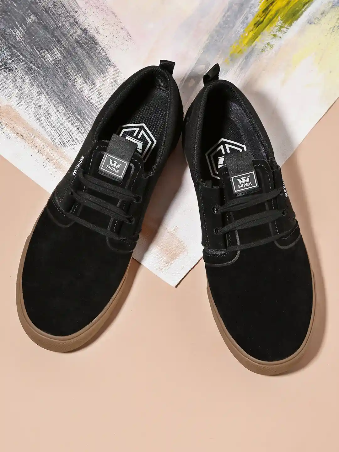 Tenis Supra Bleeker Black Casual Shoes Supra Black Sneakers Supra