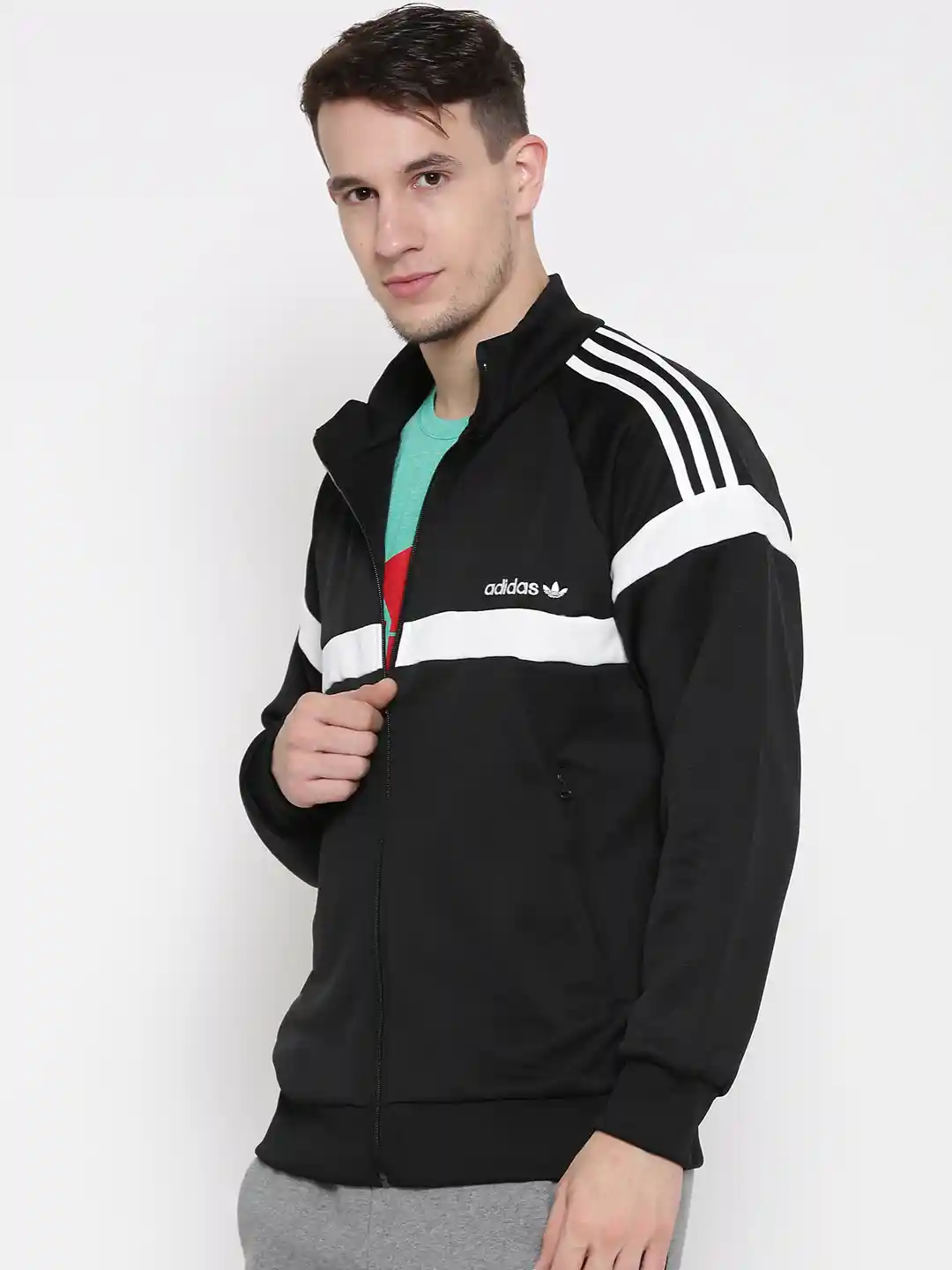 Buy ADIDAS Originals Black ITASCA TT Sporty Jacket Jackets for