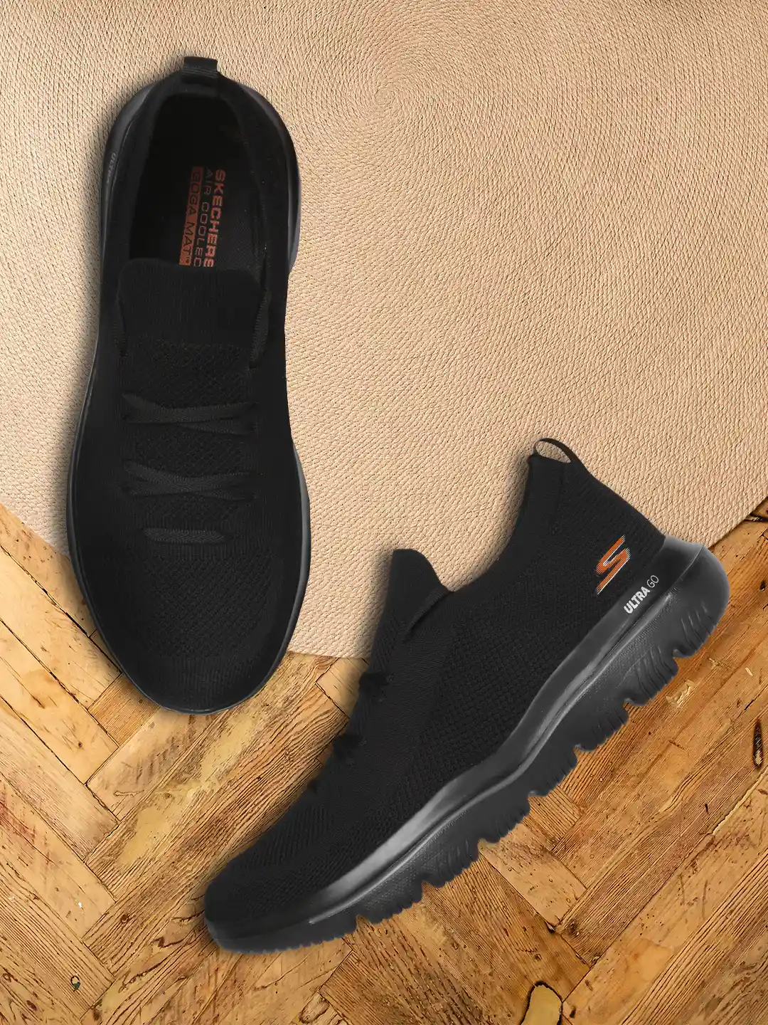 Buy Skechers Men Black Go Walk Evolution Ultra Goga Mat Walking