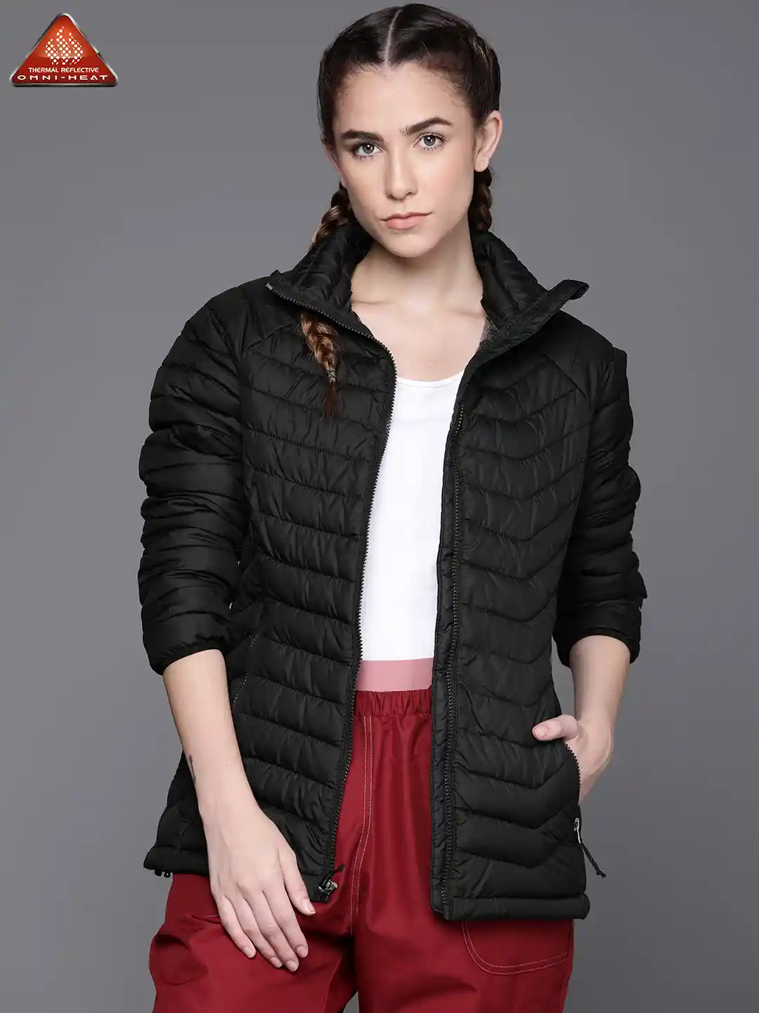 Columbia Women Black Insulator Outdoor Powder Lite Puffer Jacket