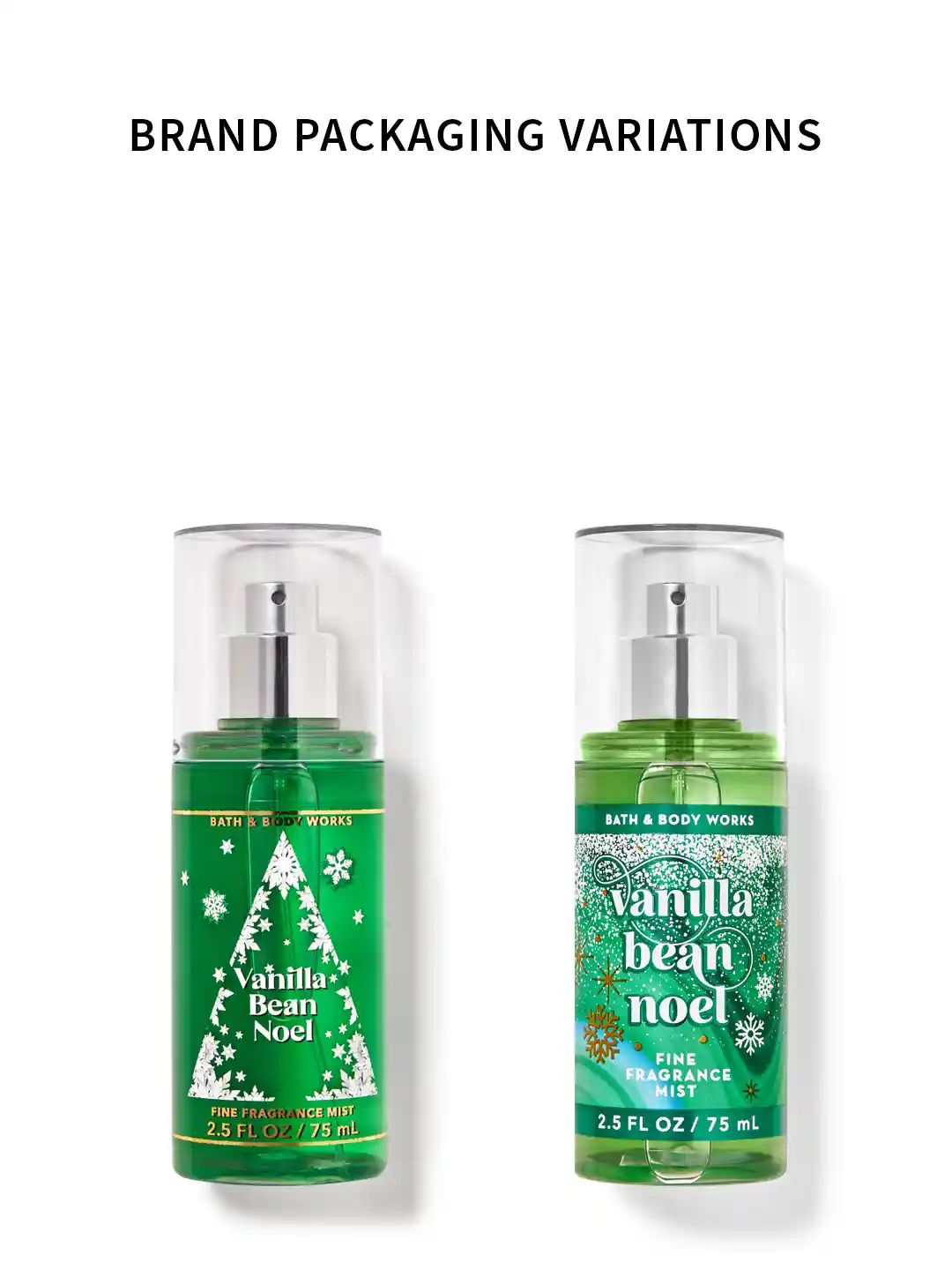 Buy Bath Body Works Vanilla Bean Noel Travel Size Fine Fragrance