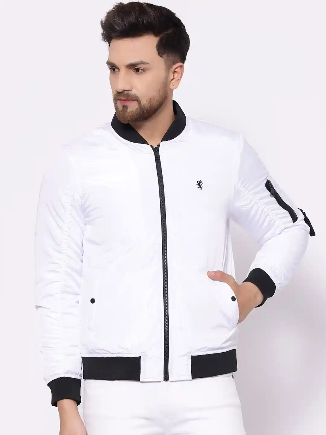 Buy Red Tape Men White Bomber Jacket Jackets for Men 16011078