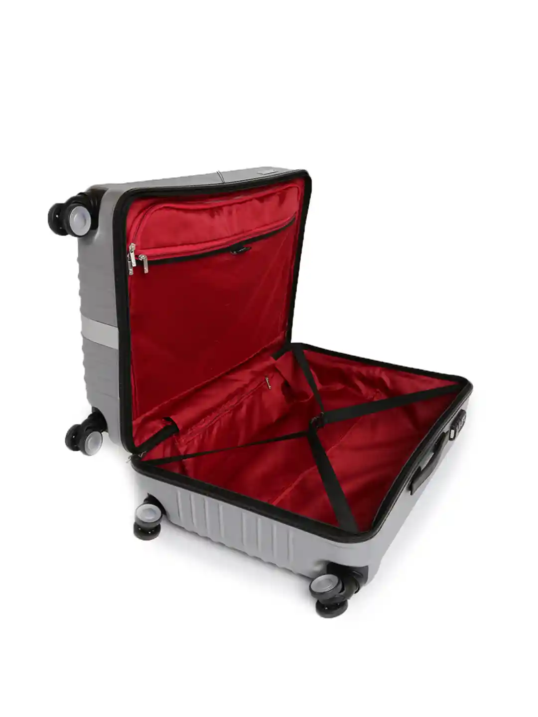 Buy CARLTON Unisex Grey STARK PLUS Medium Trolley Suitcase