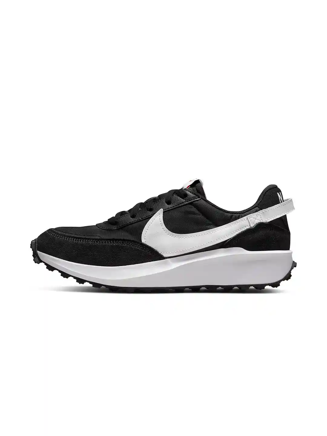 Shoes Ladies Black Leather Nike Trainers Nike Women Waffle Debut