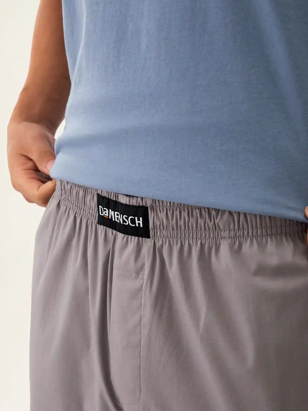 Buy DAMENSCH Men Stretchable Cotton Tapered Fit Lounge Pants