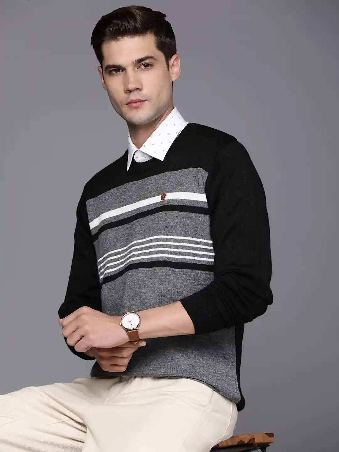 Striped Sweater Raymond Men's Sweater Raymond Men Striped