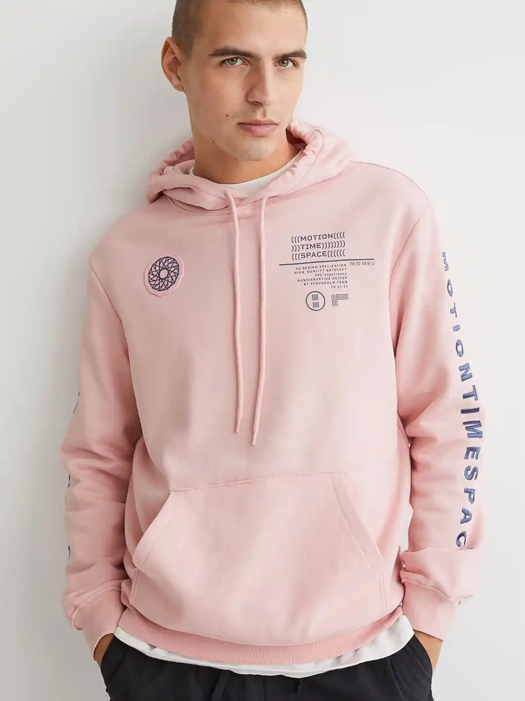 Fleece Hoodie Sweatshirt For Men Pink Mens Hoodies Pink Fleece