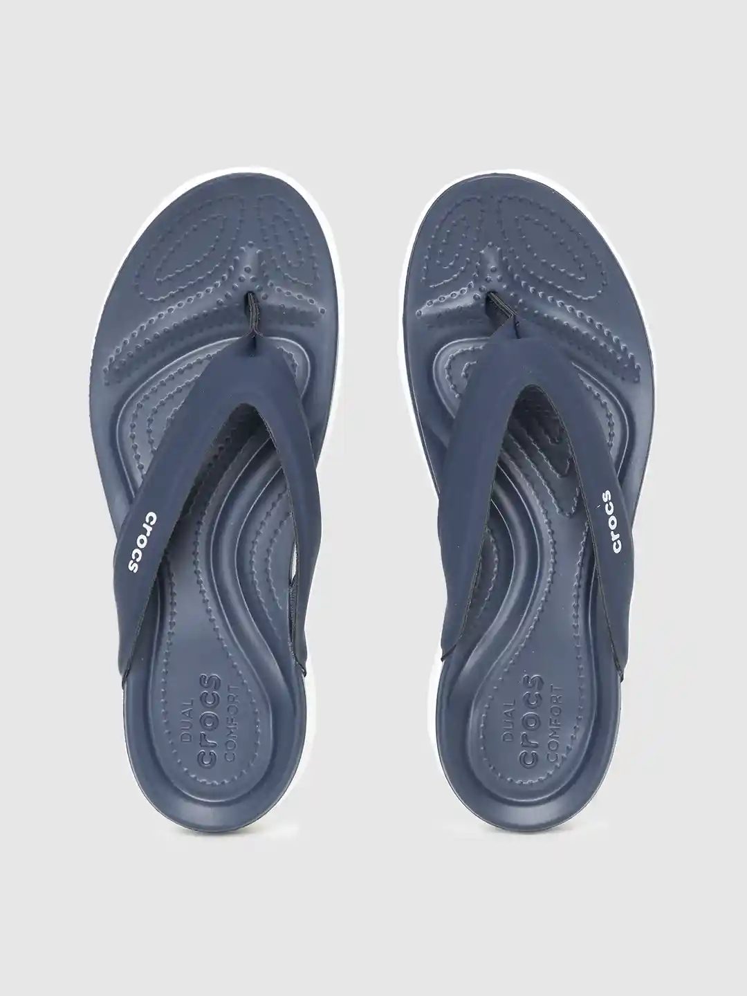 Flip Flops Womens Blue Crocs Crocs Women Navy Blue Capri V Sporty