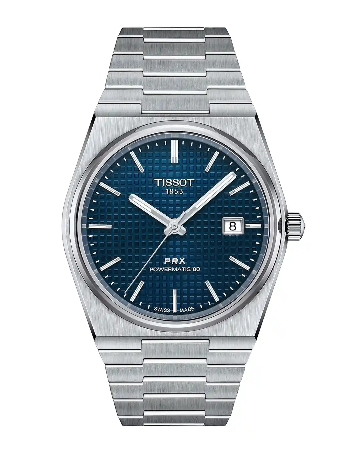 Buy TISSOT PRX Powermatic 80 Men Blue Analogue Automatic Motion