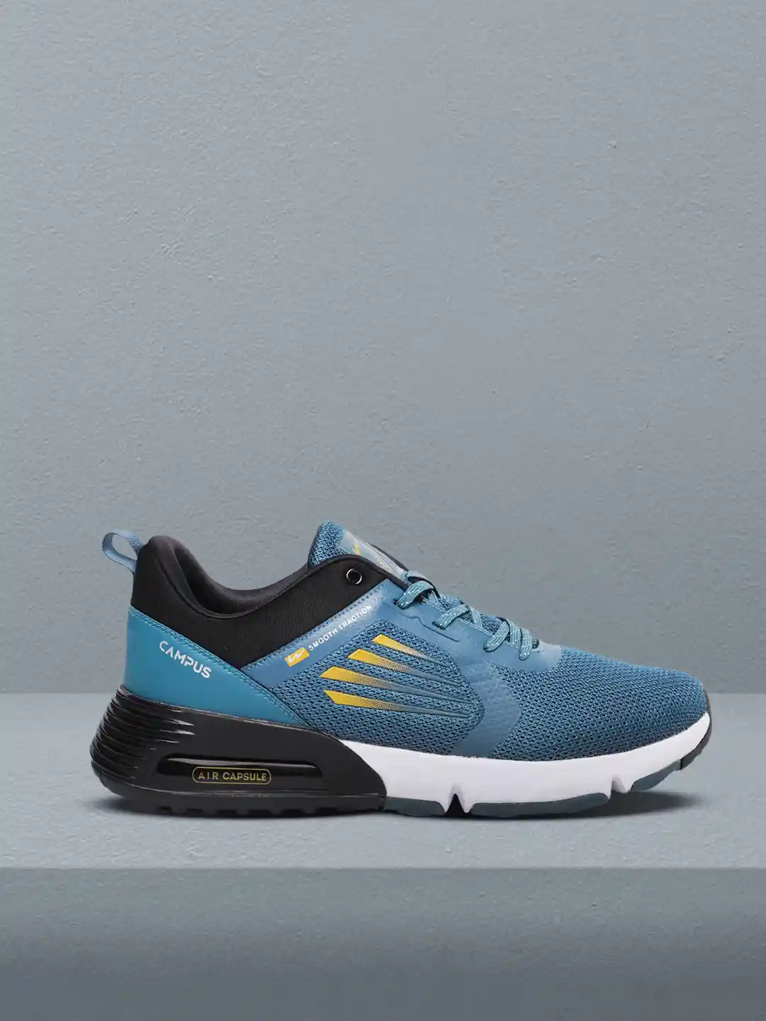 Campus Men TORMENTOR Blue Mesh Running Shoes