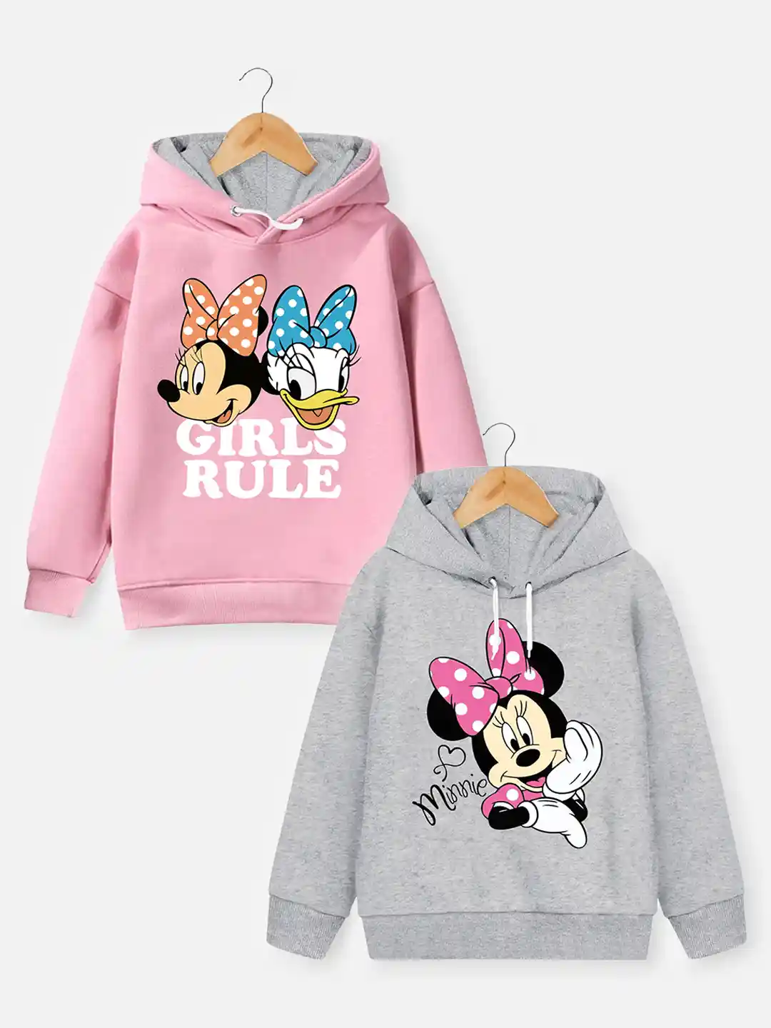 Printed Sweatshirt Mickey Mouse Hoodie Pink Fit Hoodie Pink Mickey