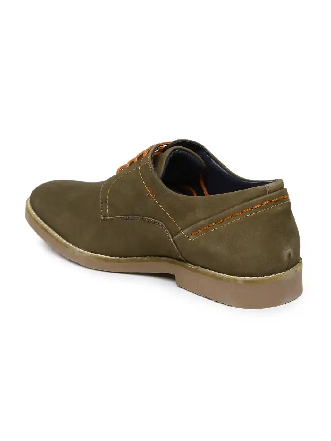 Buy Bata Men Olive Green Derby Shoes Formal Shoes for Men