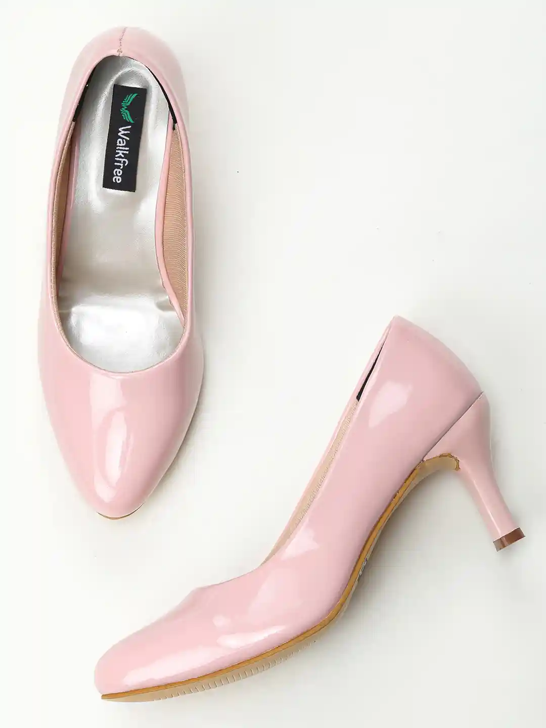Misty Rose Pale Pink Court Shoes Low Heel Block Heel Pink Low Heel