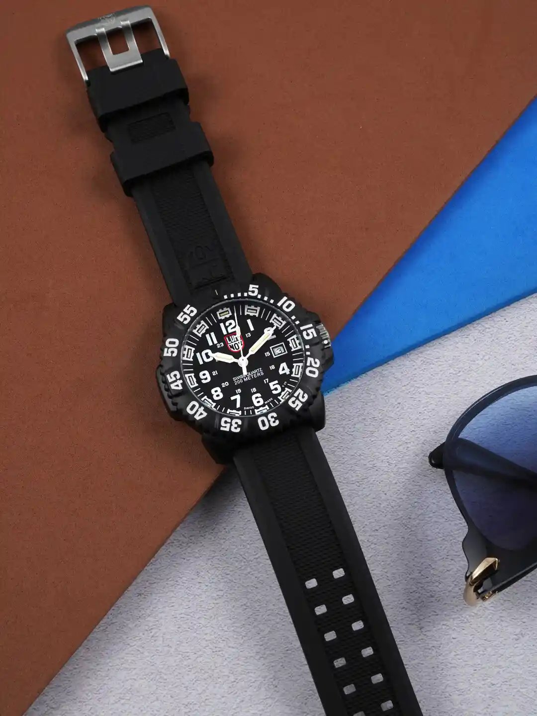 Buy Luminox Men Black Dial Black Straps Analogue Watch XS 3051 F