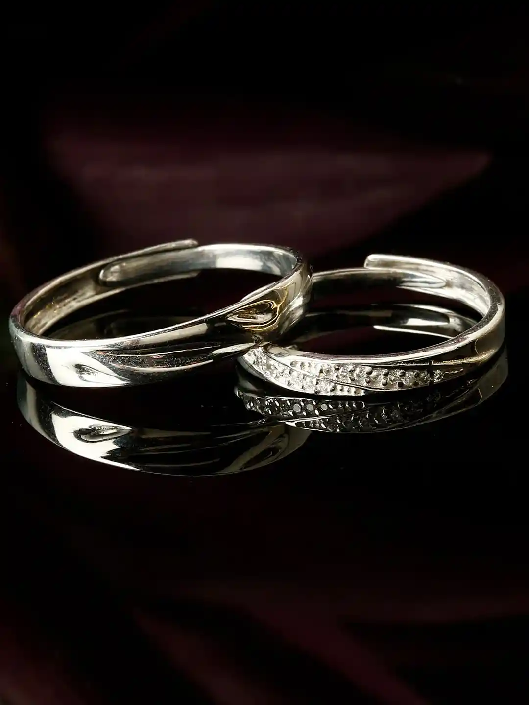 Buy GIVA 925 Sterling Silver Rhodium Plated Silver Vintage Couple