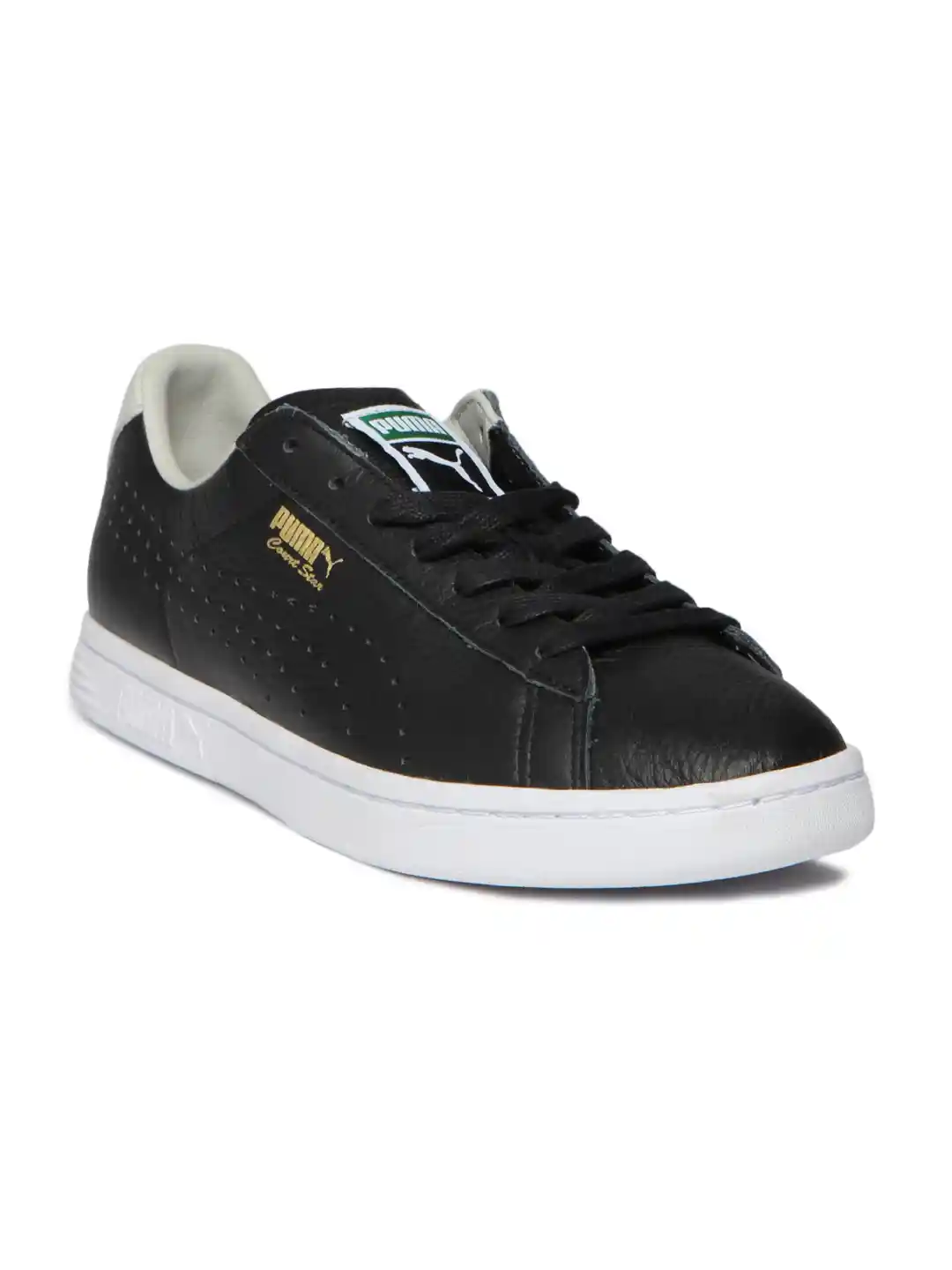 Buy Puma Unisex Black Solid Court Star Leather Sneakers - Casual Shoes for  Unisex 1637258 | Myntra