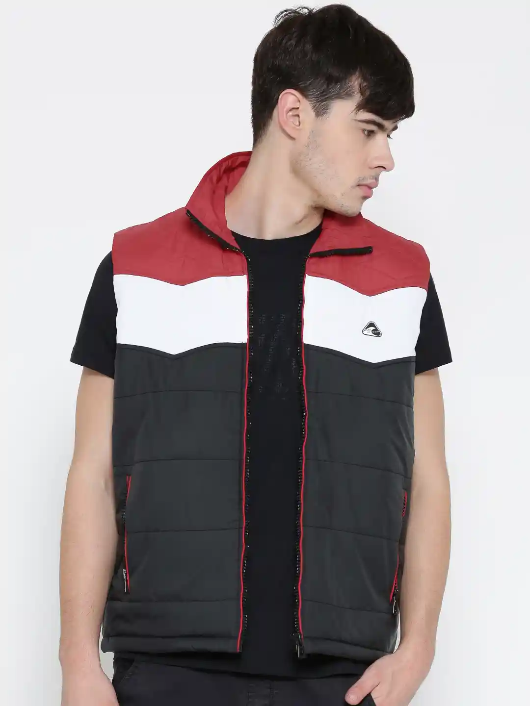 Buy Cloak Decker by Monte Carlo Red Black Colourblocked