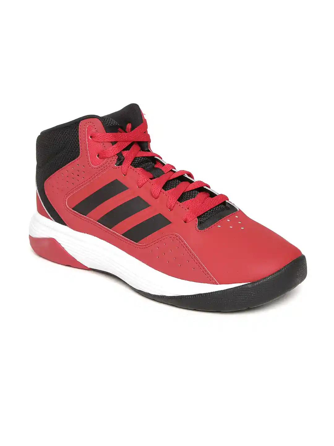 Buy ADIDAS NEO Men Red Cloudfoam Ilation Mid-Top Basketball Shoes