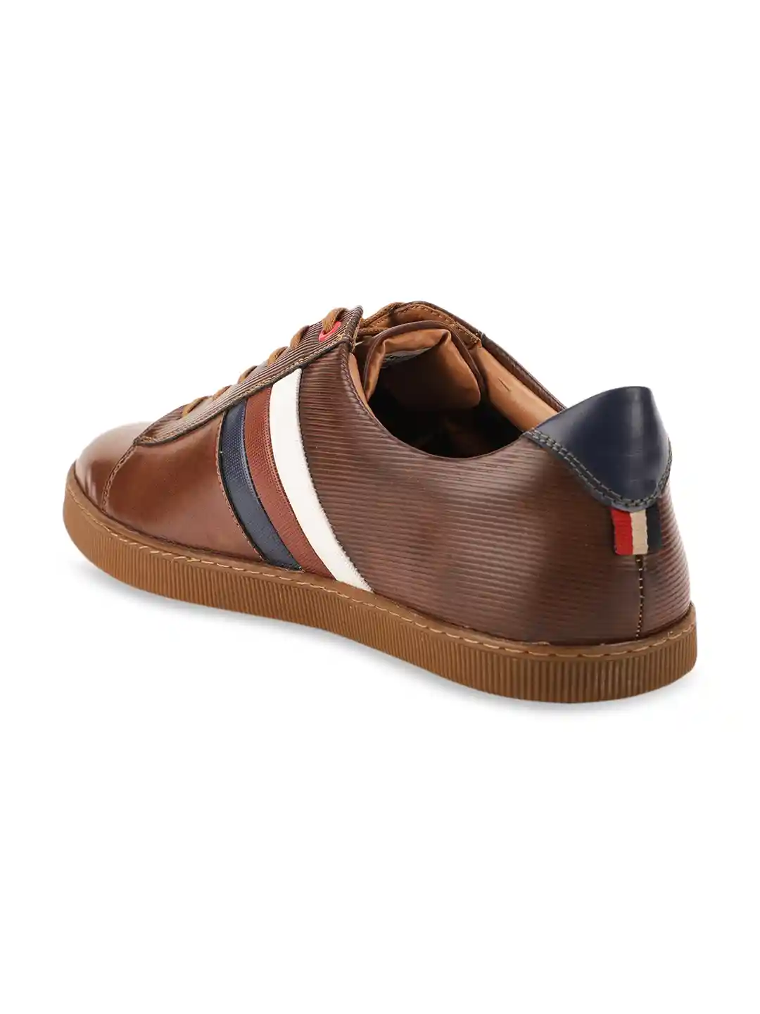 Buy Bata Men Brown Striped Sneakers Casual Shoes for Men