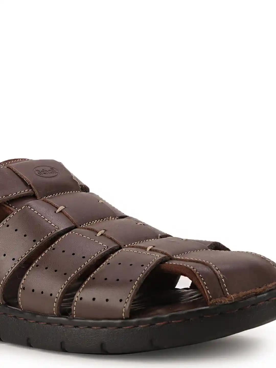 Buy Scholl Men Brown Leather Fisherman Sandals Sandals for Men