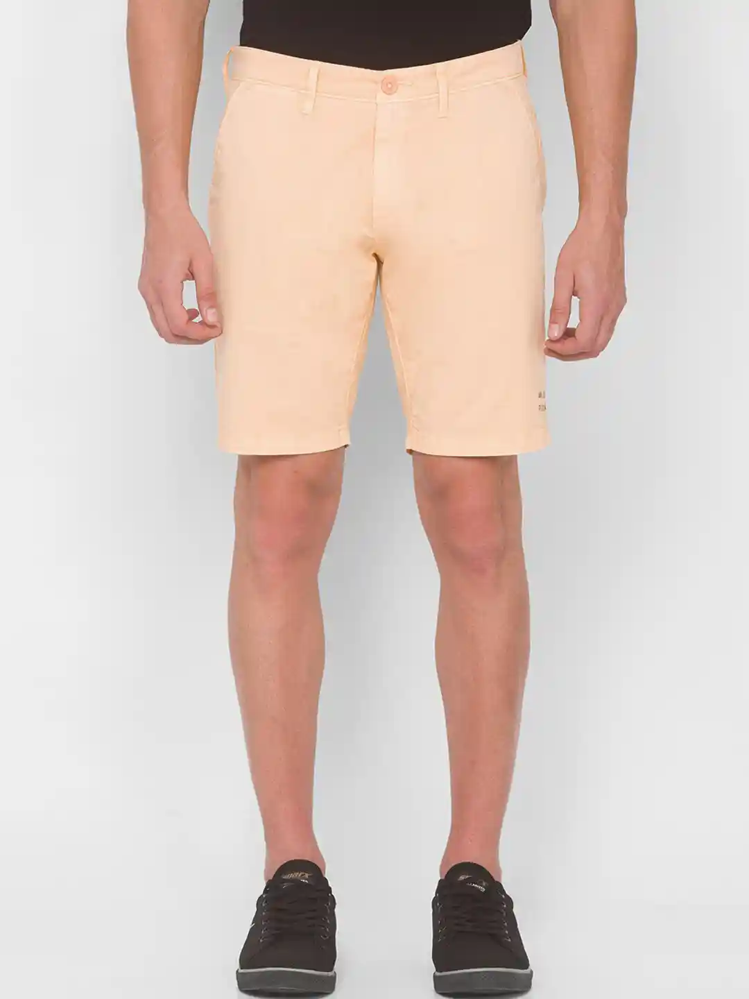 Buy SPYKAR Men Beige Denim Pure Cotton Shorts Shorts for Men