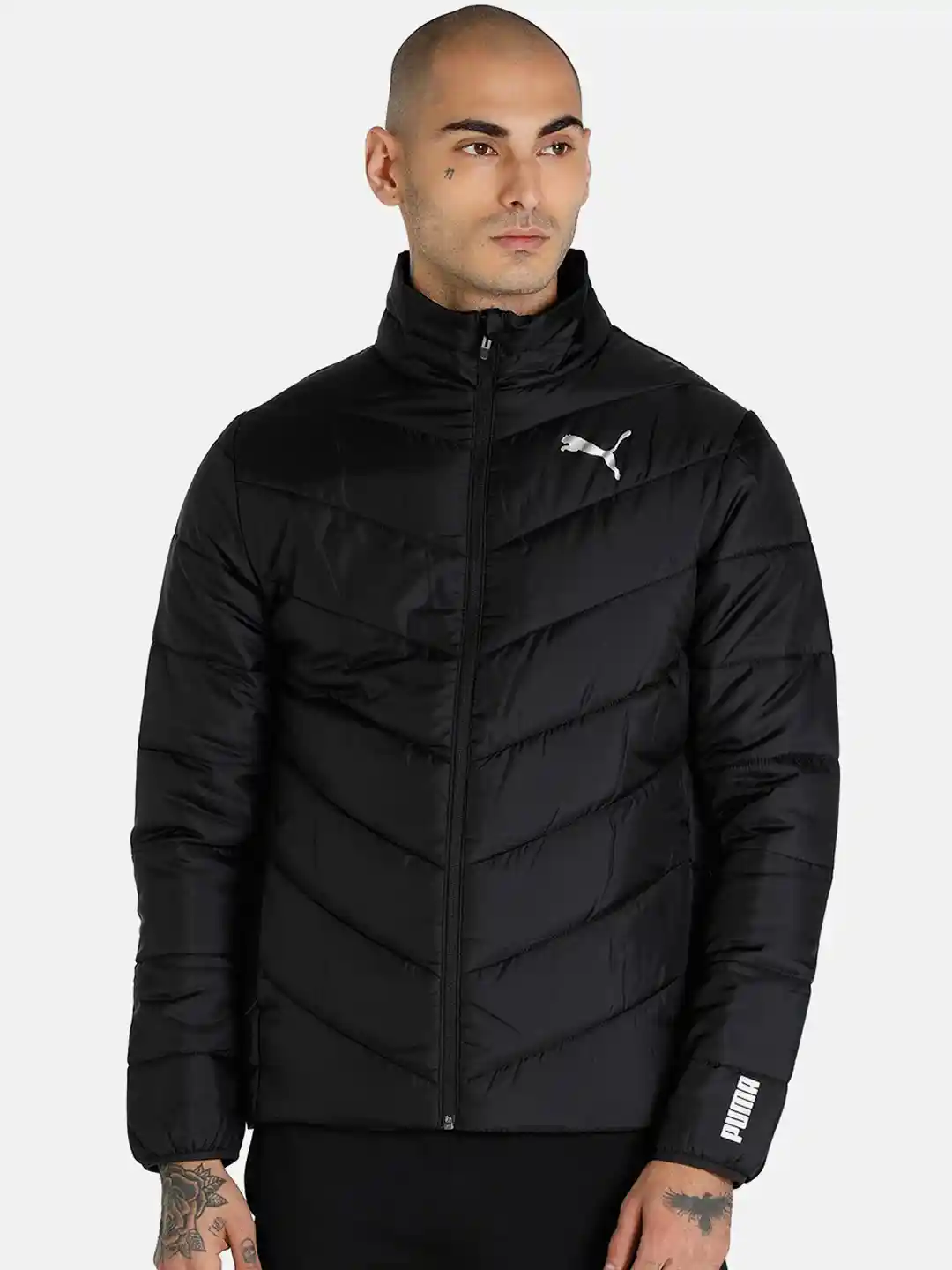 Buy Puma Men Black warmCELL Lightweight Slim Fit Puffer Jacket