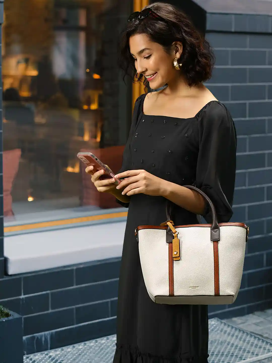 Buy Accessorize London Women Faux Leather Chloe Handheld Bag