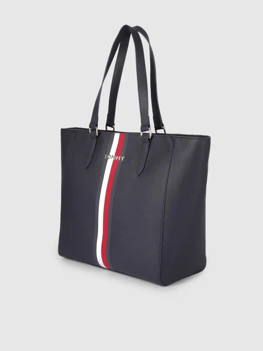 Buy Tommy Hilfiger Desert Sky Blue Solid PU Regular Structured