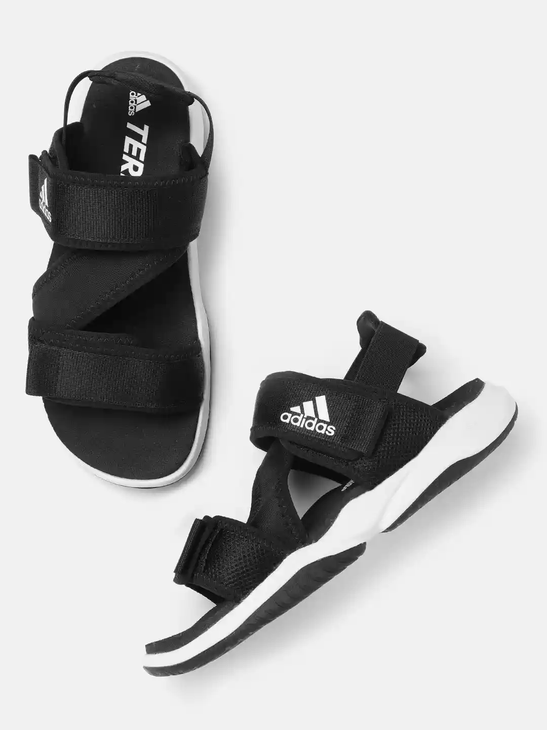 Buy ADIDAS Men Black Solid Terrex 90s Sustainable Sports Sandals