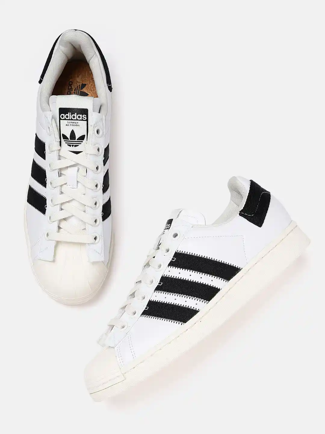 Buy ADIDAS Originals Men White & Black Solid Superstar Parley