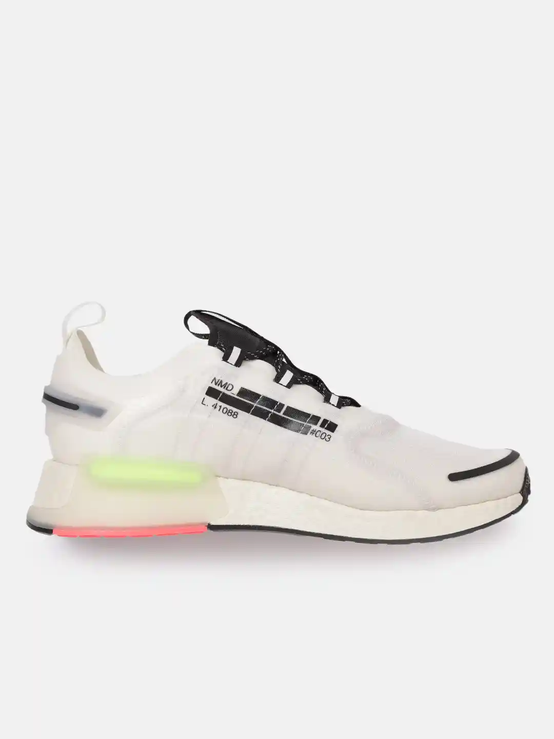 Buy ADIDAS Originals Men Off-White Self Checked NMD_V3 Sneakers