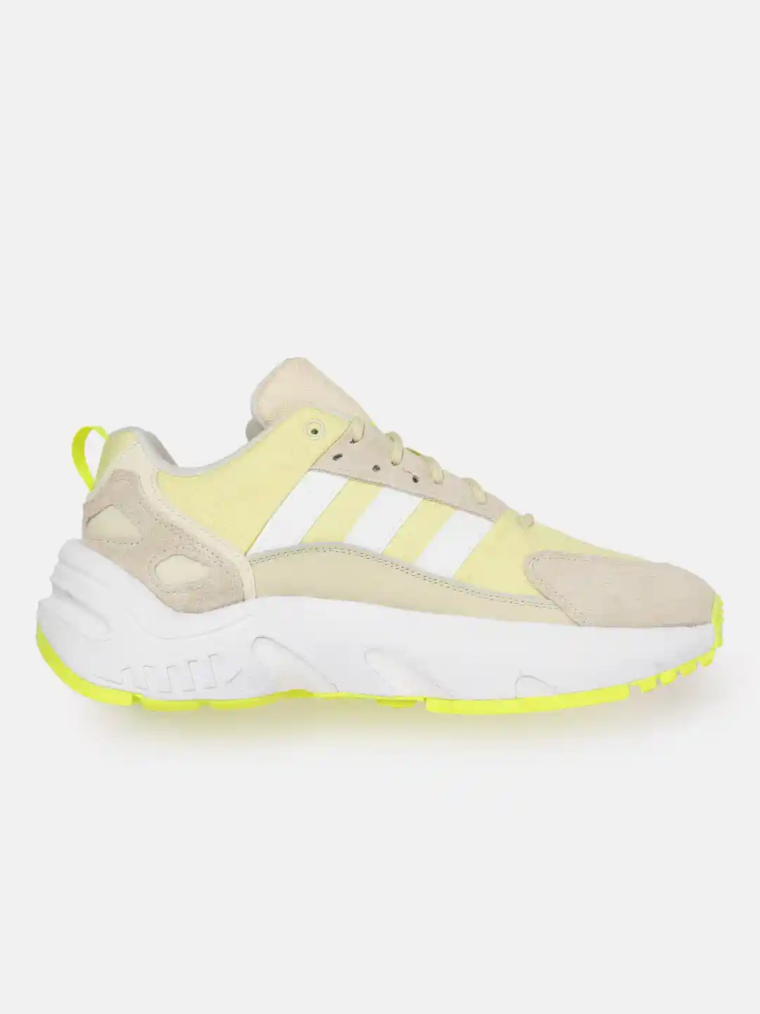 Buy ADIDAS Originals Women Yellow & Beige Woven Design ZX 22