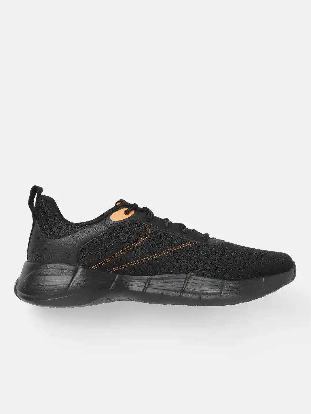 Buy Reebok Men Black Orange Woven Design Memory Foam Callisto