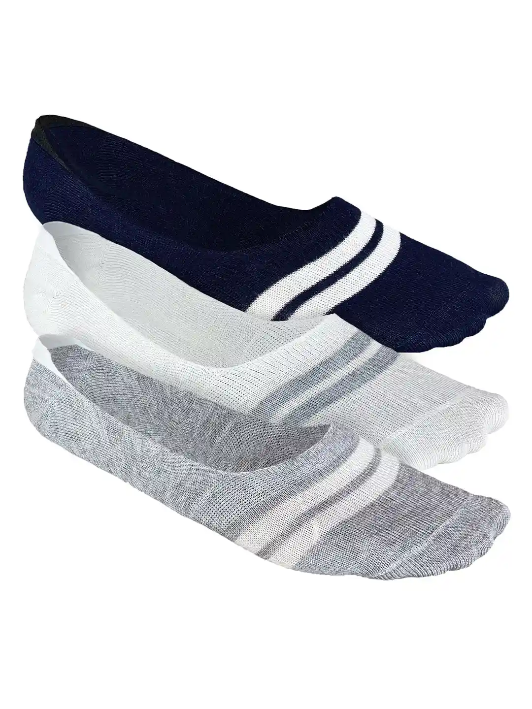 Buy Heelium Men Striped Pack of Odour Free Breathable Low Cut